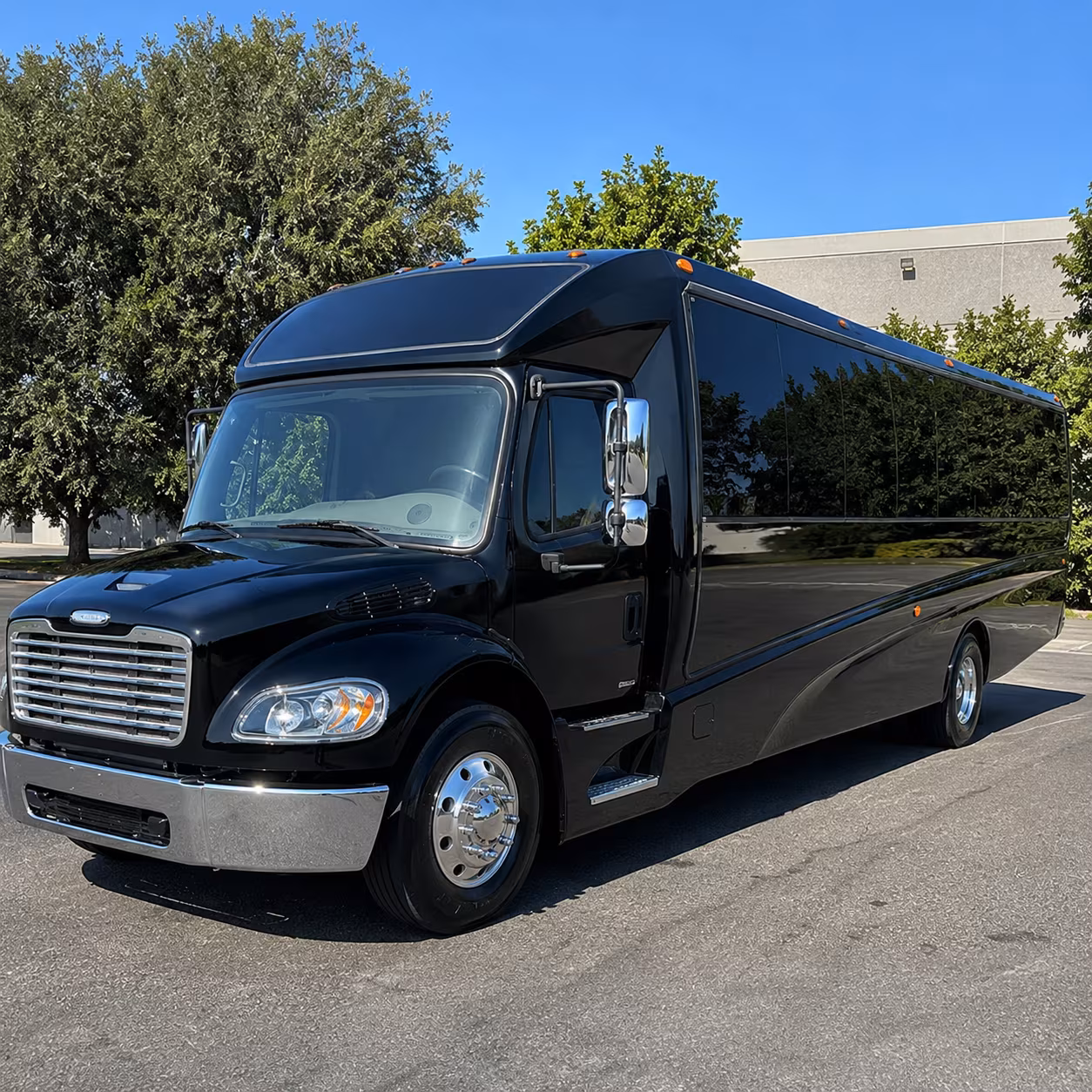 Mesquite Airport Shuttle & Transportation party bus exterior