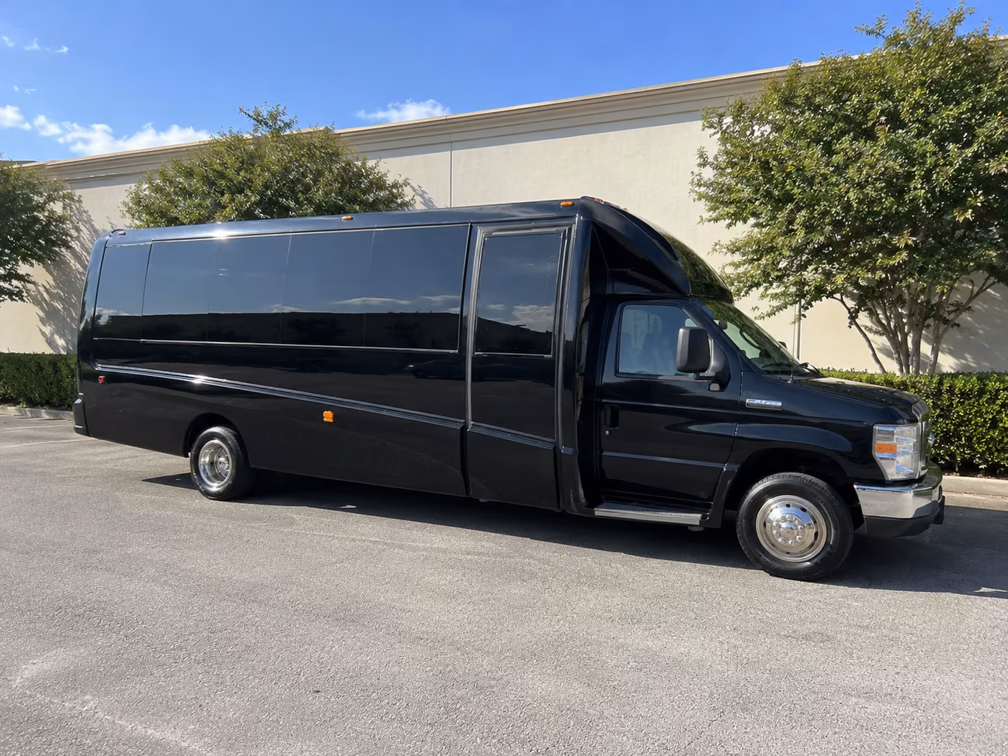 Mesquite Bachelor & Bachelorette Transportation party bus exterior