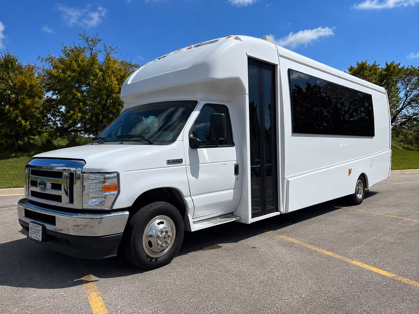 Mesquite Concert & Music Festival Transportation party bus exterior