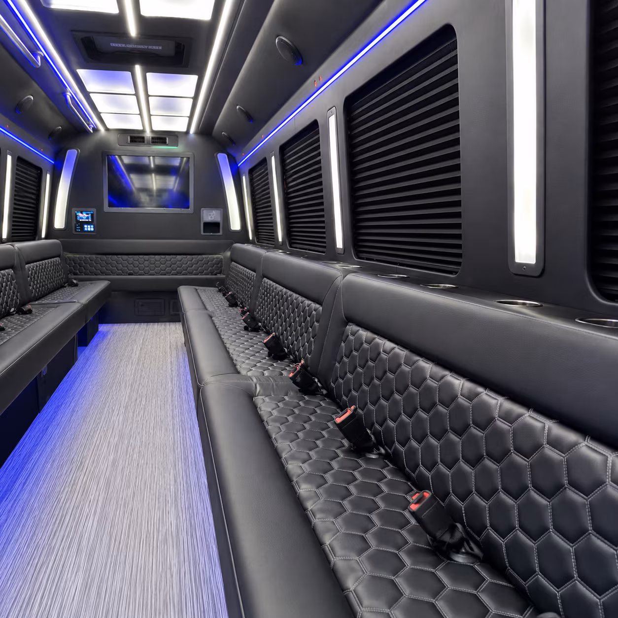Mesquite Concert & Music Festival Transportation party bus exterior