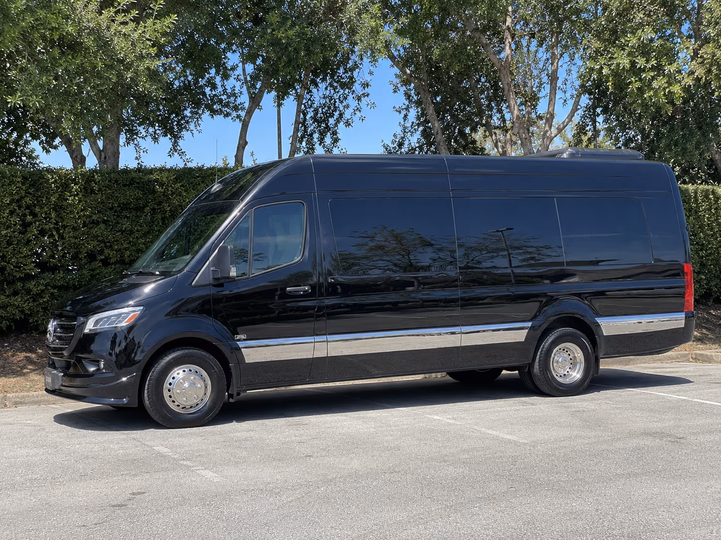 Mesquite Corporate Transportation party bus exterior