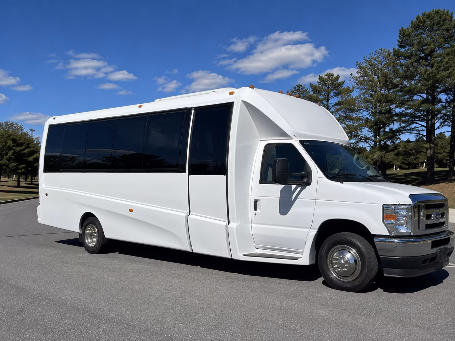 Mesquite Private Event Transportation party bus exterior