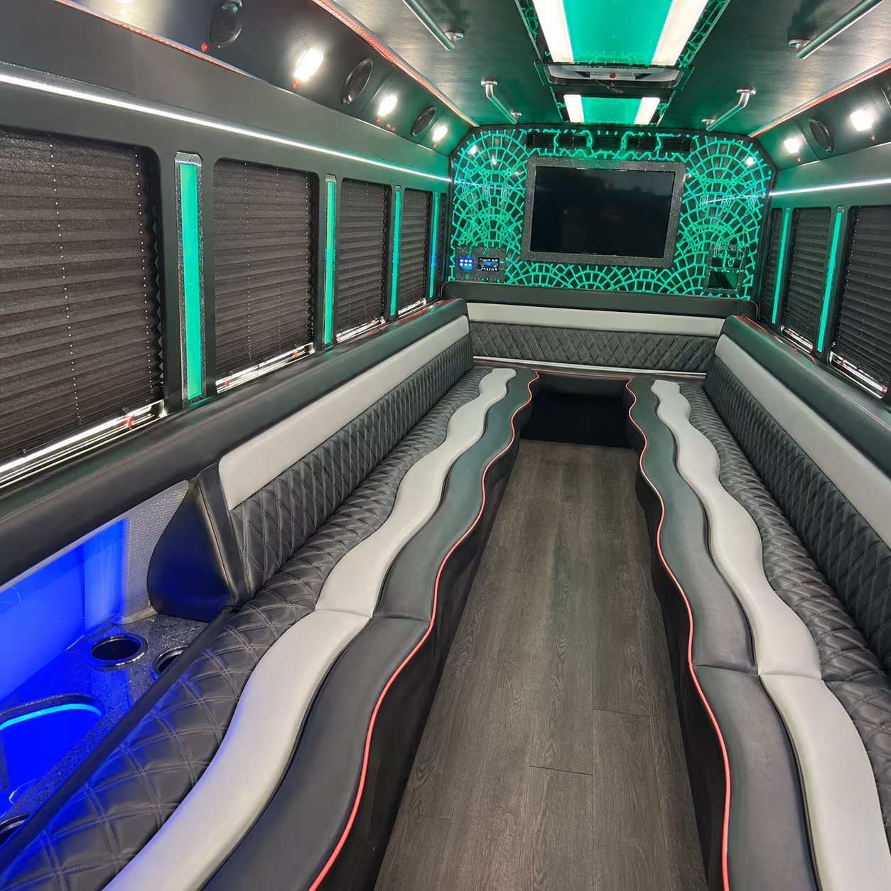 Mesquite Prom & Homecoming Transportation party bus exterior