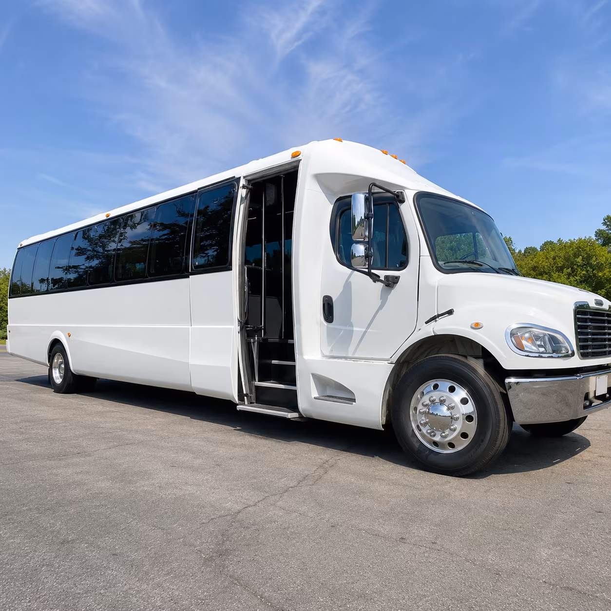 Mesquite School Event Transportation party bus exterior
