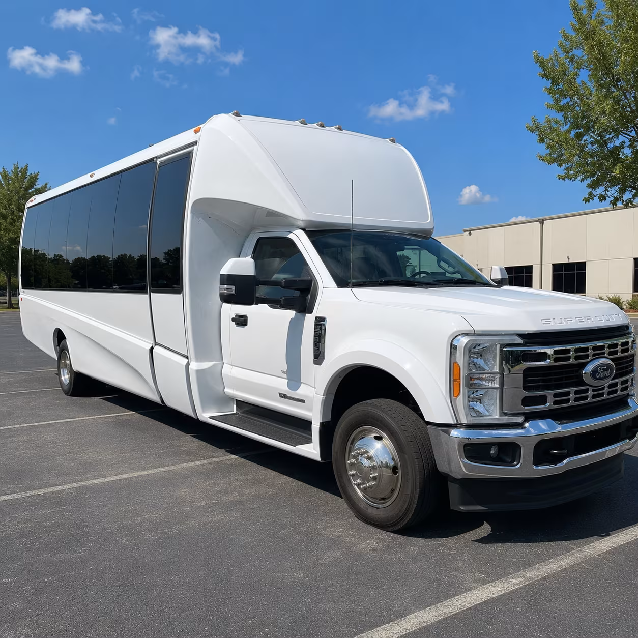 Mesquite School Event Transportation party bus exterior