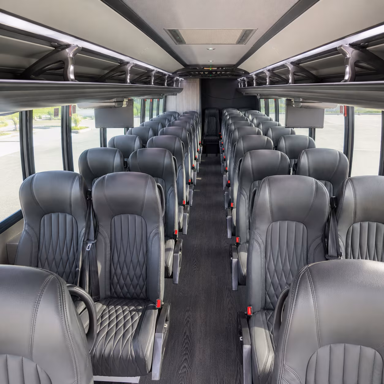 Mesquite School Event Transportation party bus interior