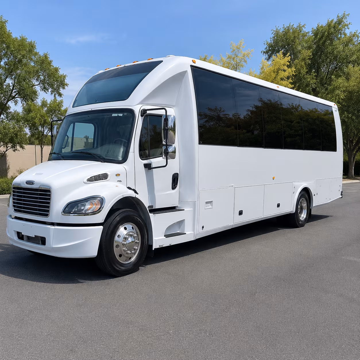 Mesquite Sporting Event Transportation party bus exterior