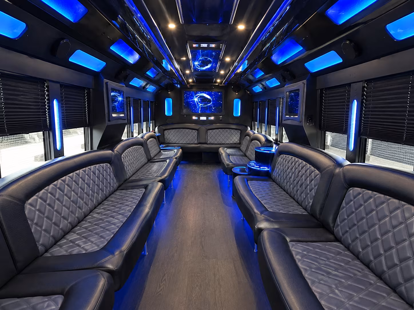 Mesquite Wedding Transportation onboard seating