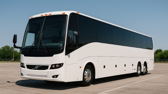 Exterior of Charter Bus Company Garland's 40 Passenger Party Bus in Garland